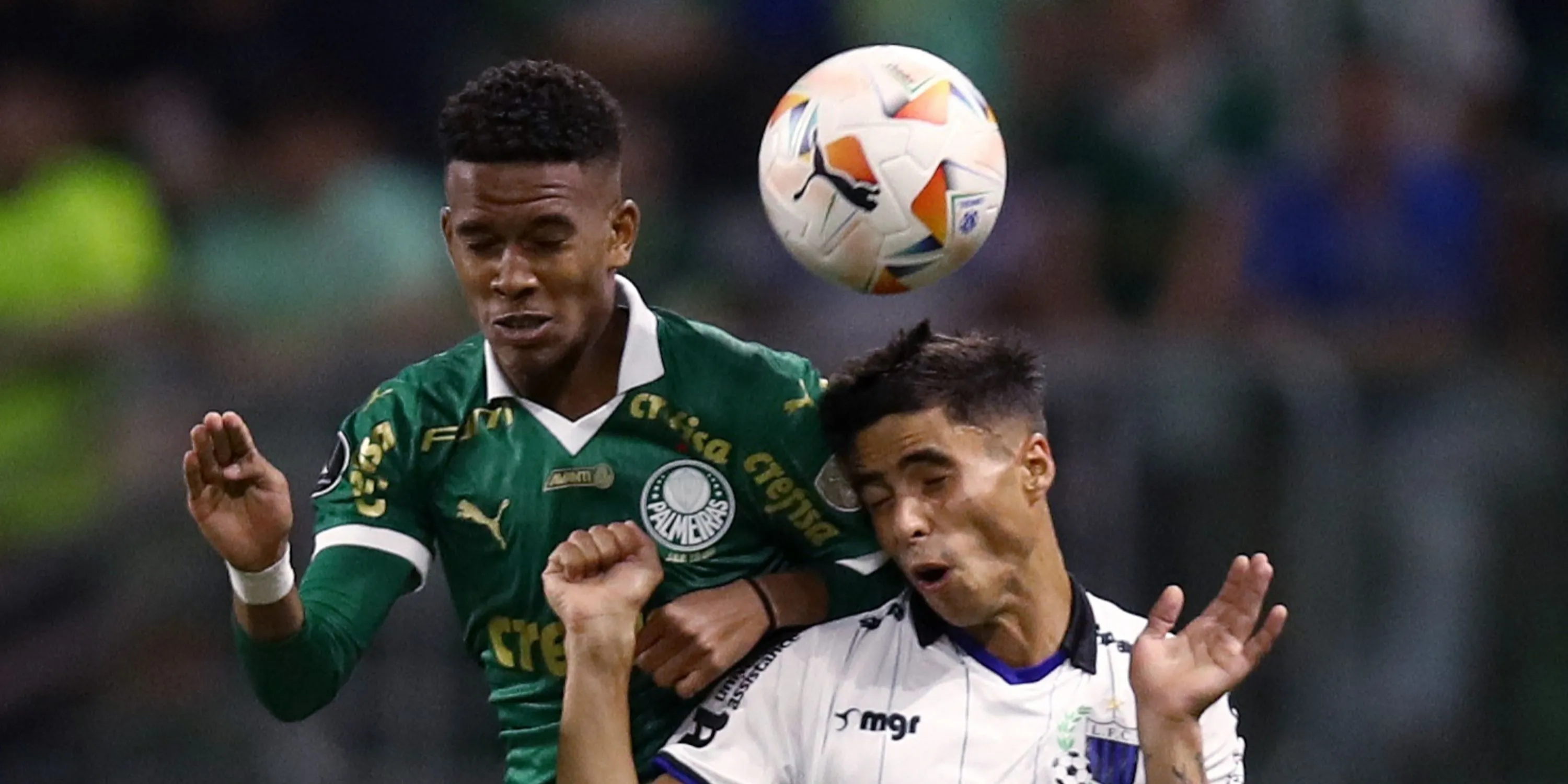 Estêvão Willian trong màu áo Palmeiras tại giải Brasileirão