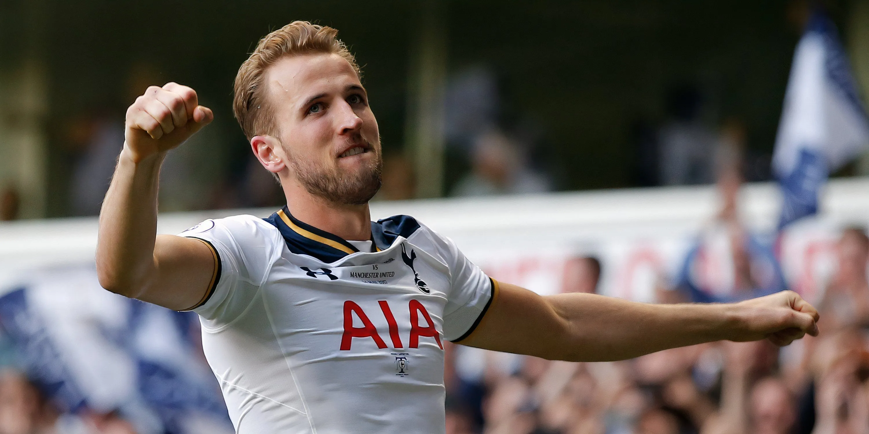 Harry Kane trong màu áo Tottenham Hotspur.