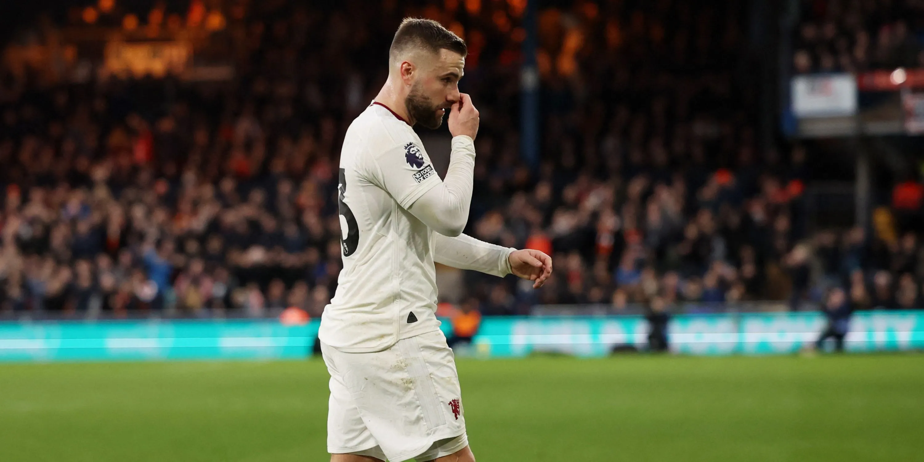 Luke Shaw (trái) và Alvaro Fernandez trong màu áo Man Utd mùa giải trước