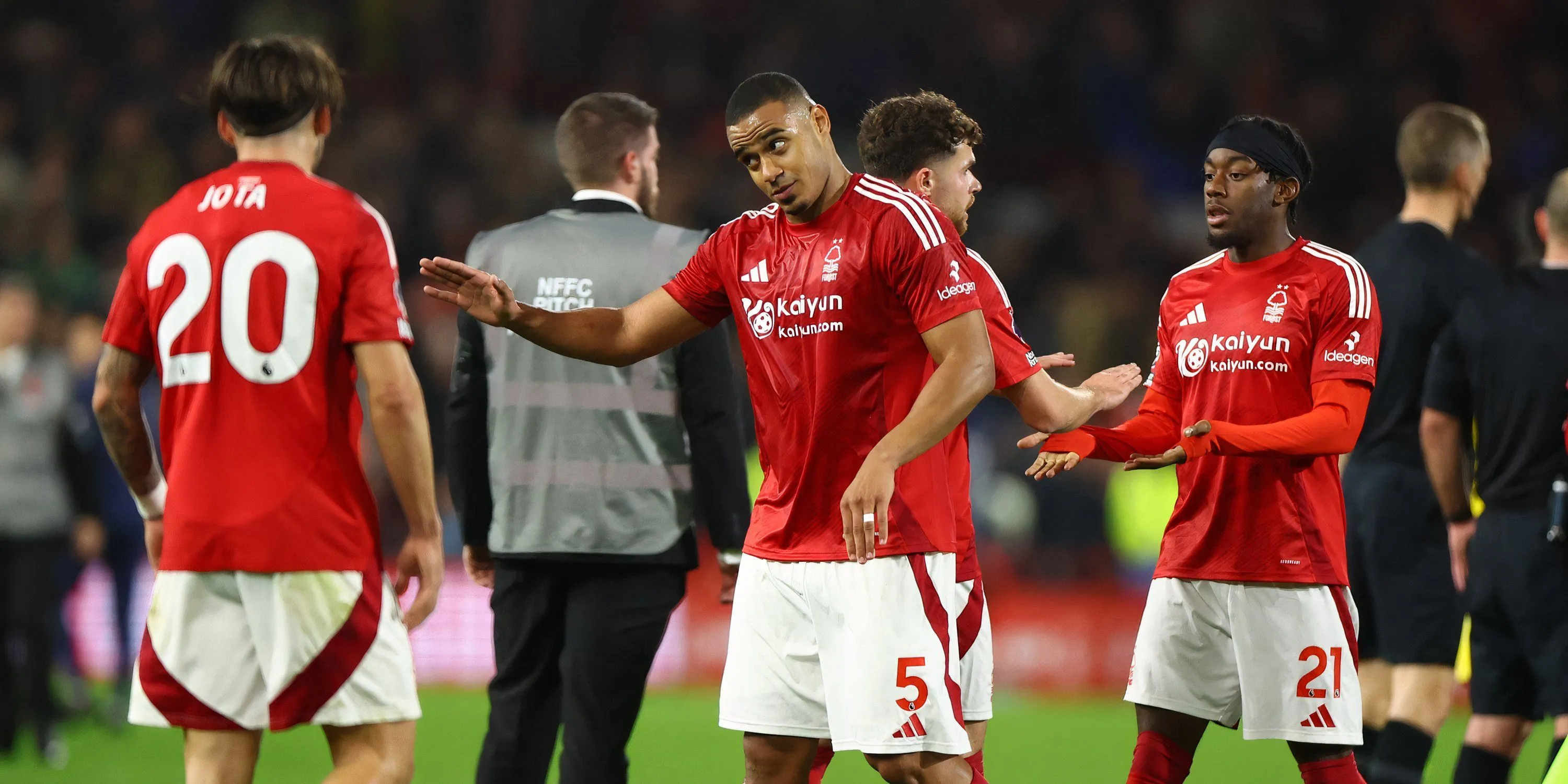 Murillo, trung vệ Nottingham Forest, mục tiêu tiềm năng của Liverpool.