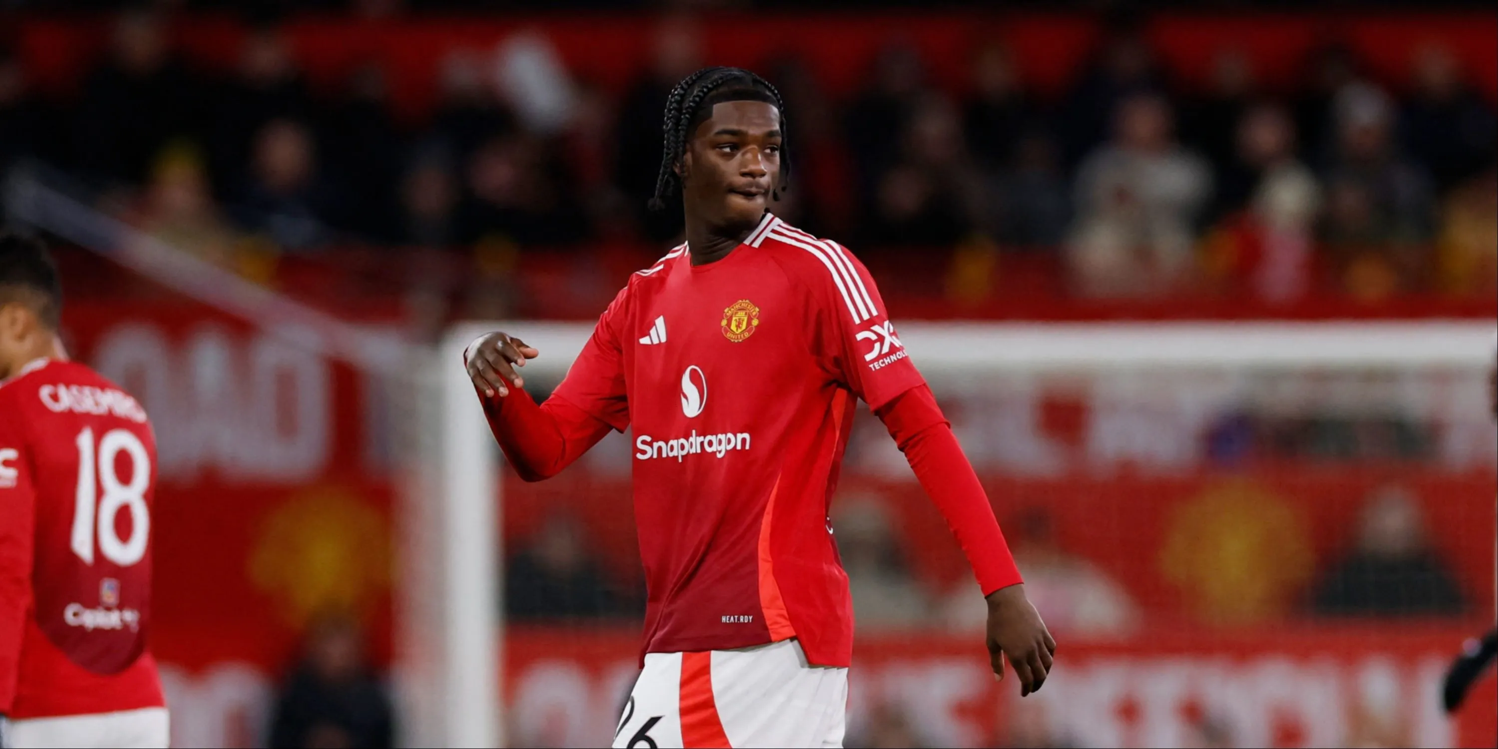 Tài năng trẻ Ayden Heaven trong màu áo đội trẻ Manchester United