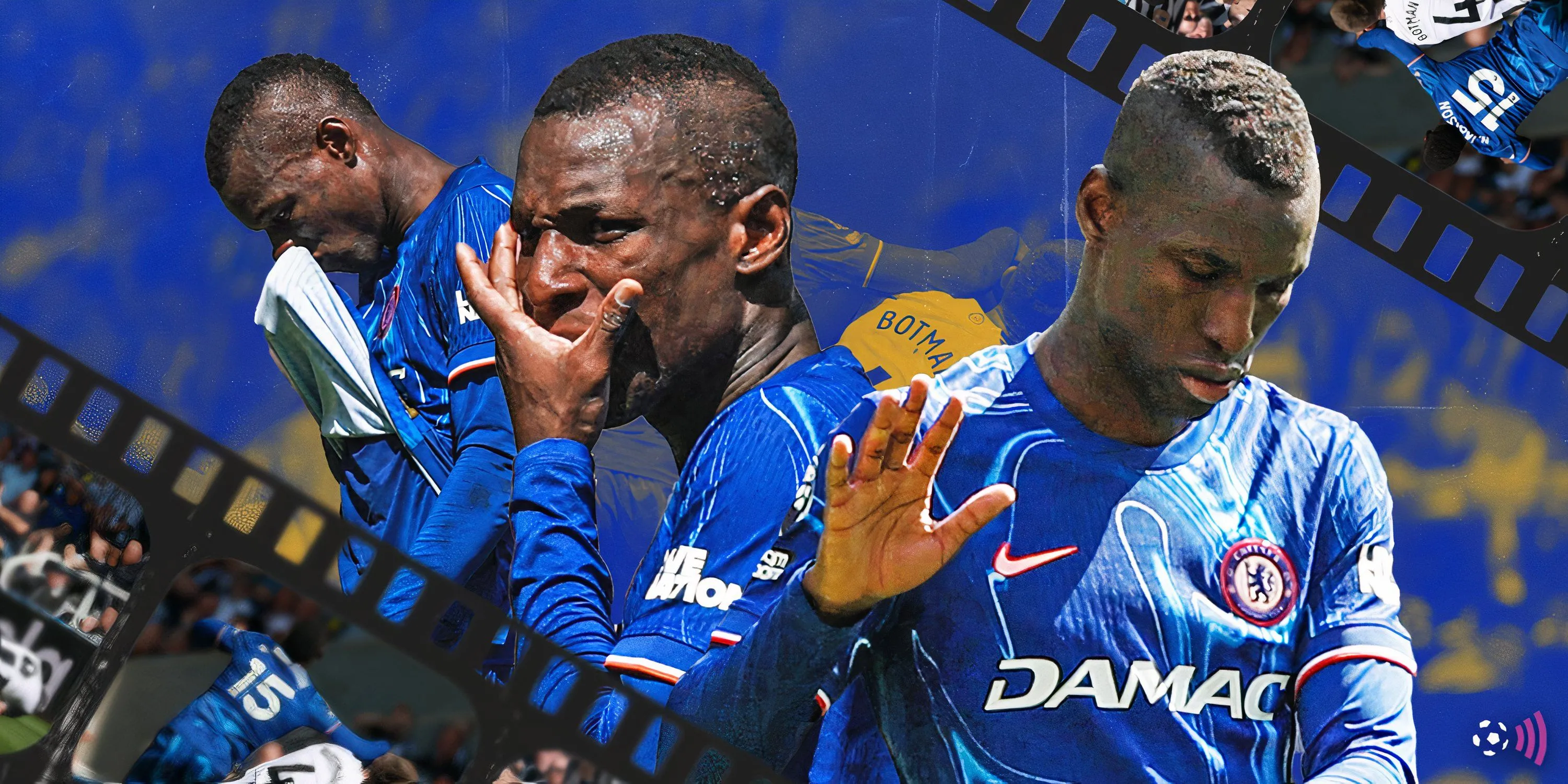 Tiền đạo Nicolas Jackson của Chelsea trong một trận đấu