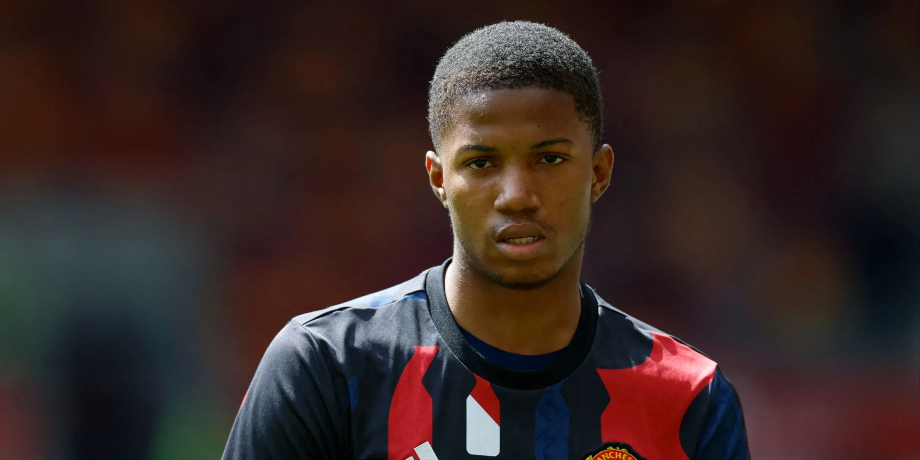 Tiền đạo trẻ Chido Obi trong trận ra mắt đội một Man Utd gặp Brentford