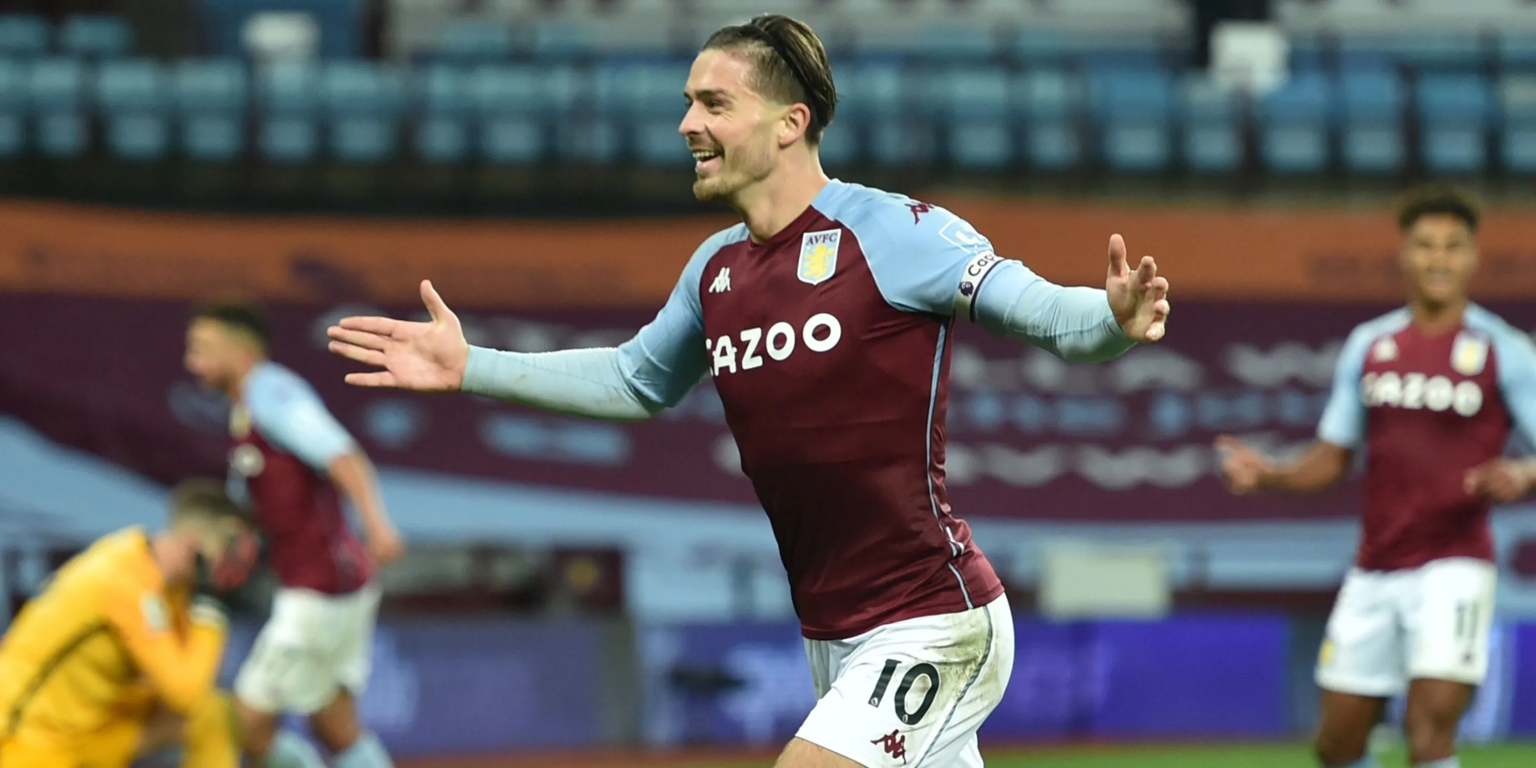 Grealish trong màu áo Aston Villa tại Premier League