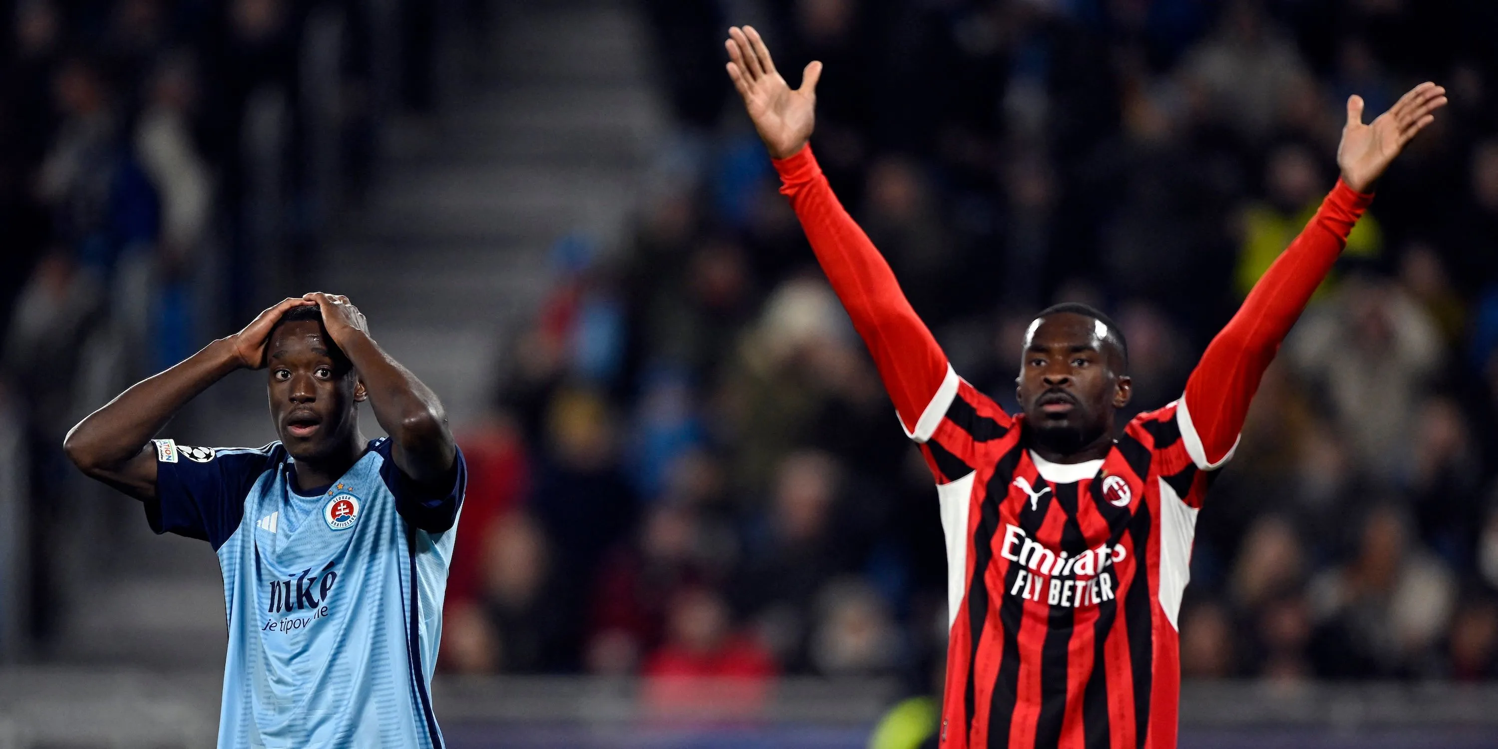 Hậu vệ Fikayo Tomori của AC Milan, cầu thủ được liên hệ với Tottenham
