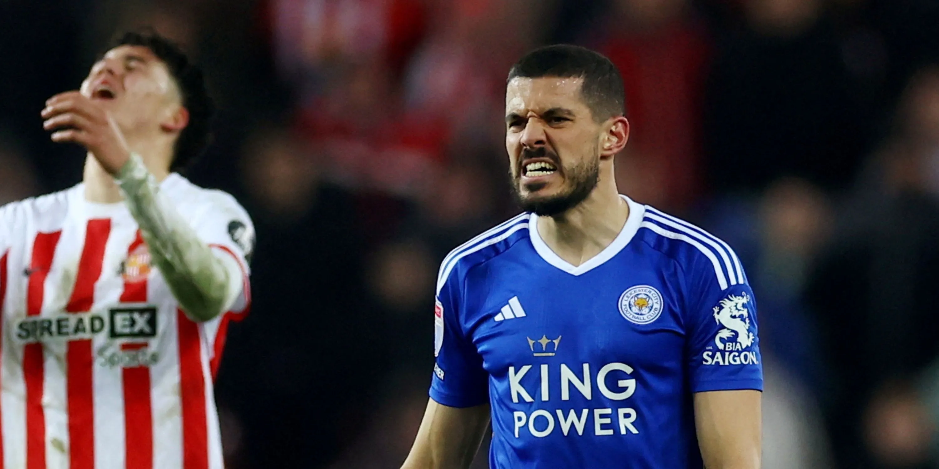 Trung vệ Conor Coady trong màu áo Leicester City