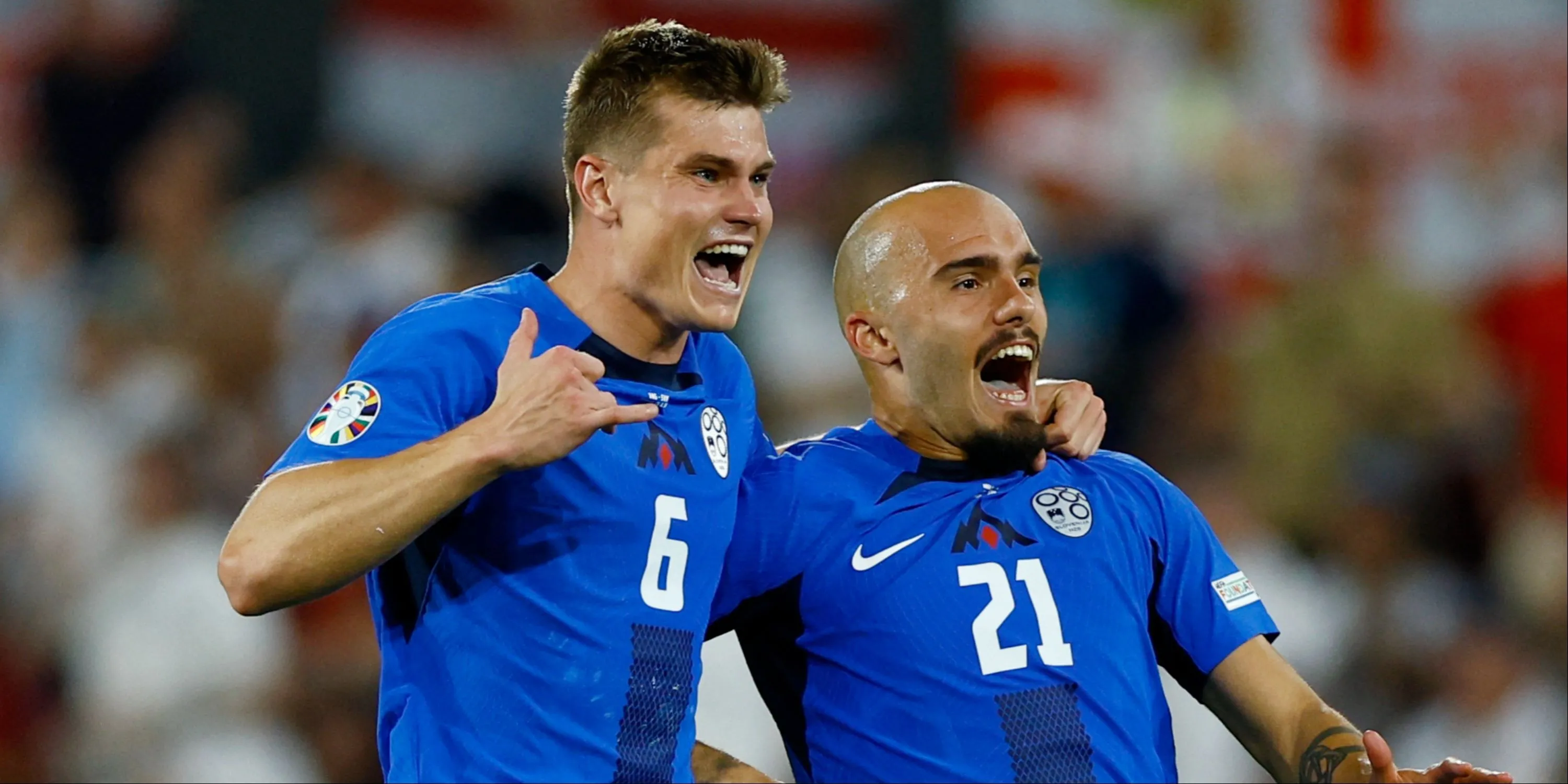 Trung vệ Jaka Bijol thi đấu cho đội tuyển Slovenia tại EURO 2024, mục tiêu chuyển nhượng của Leeds