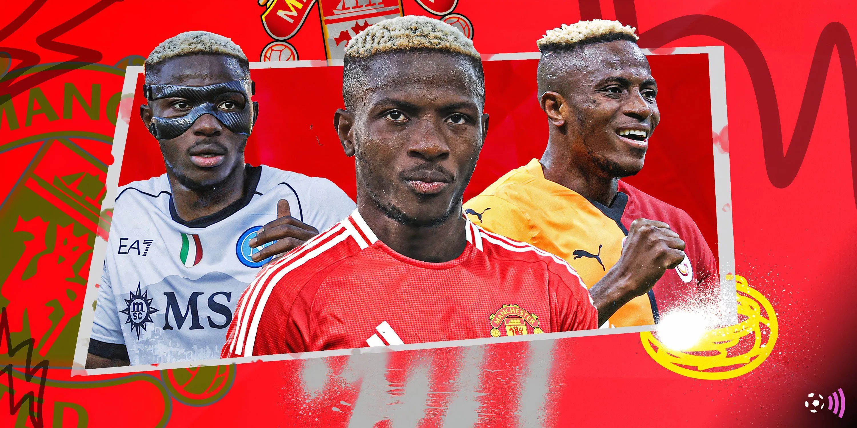 Victor Osimhen được đồn đoán chuyển đến Manchester United tại Ngoại Hạng Anh
