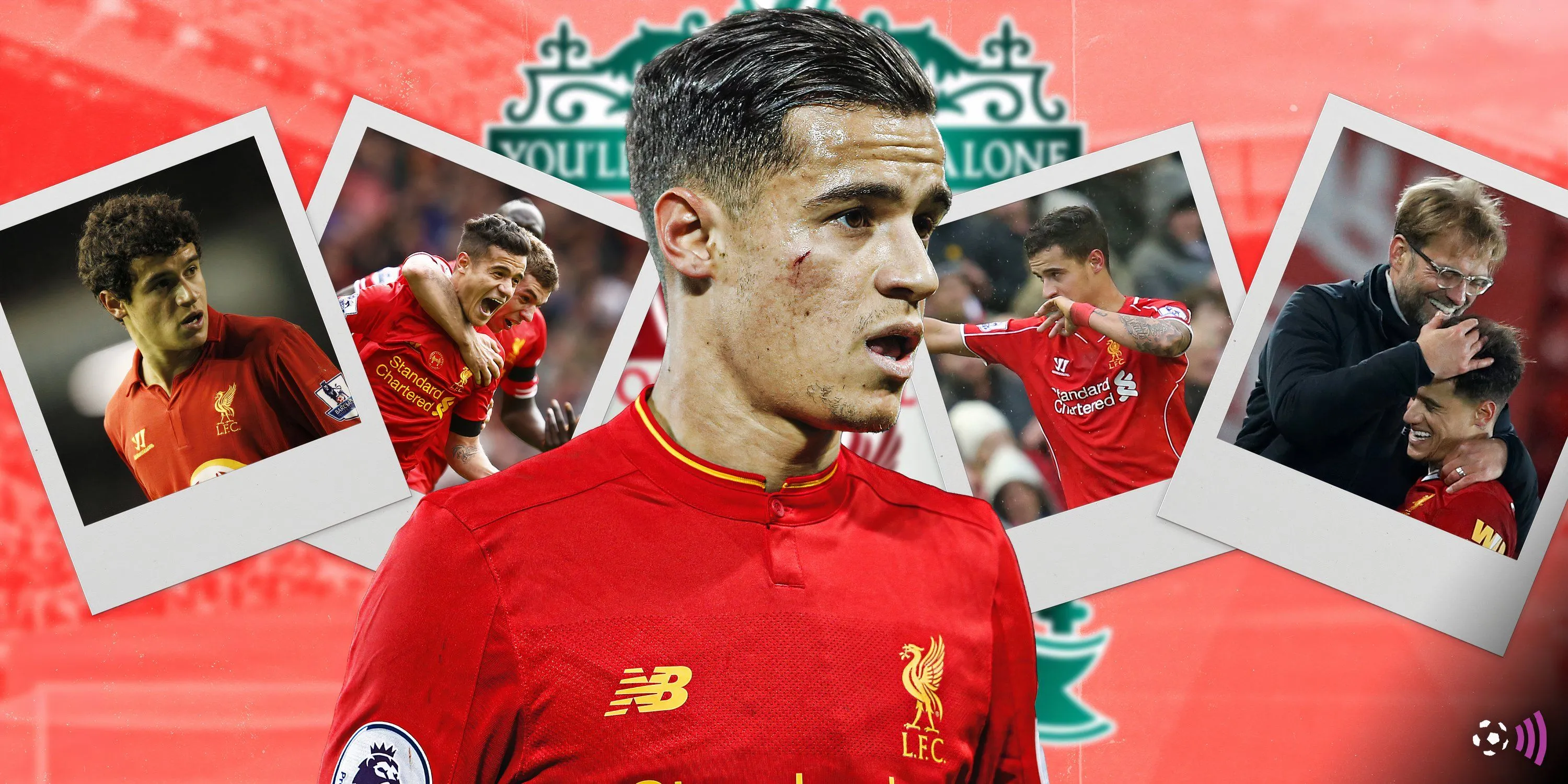 Cầu thủ Philippe Coutinho trong thời kỳ đỉnh cao khoác áo Liverpool
