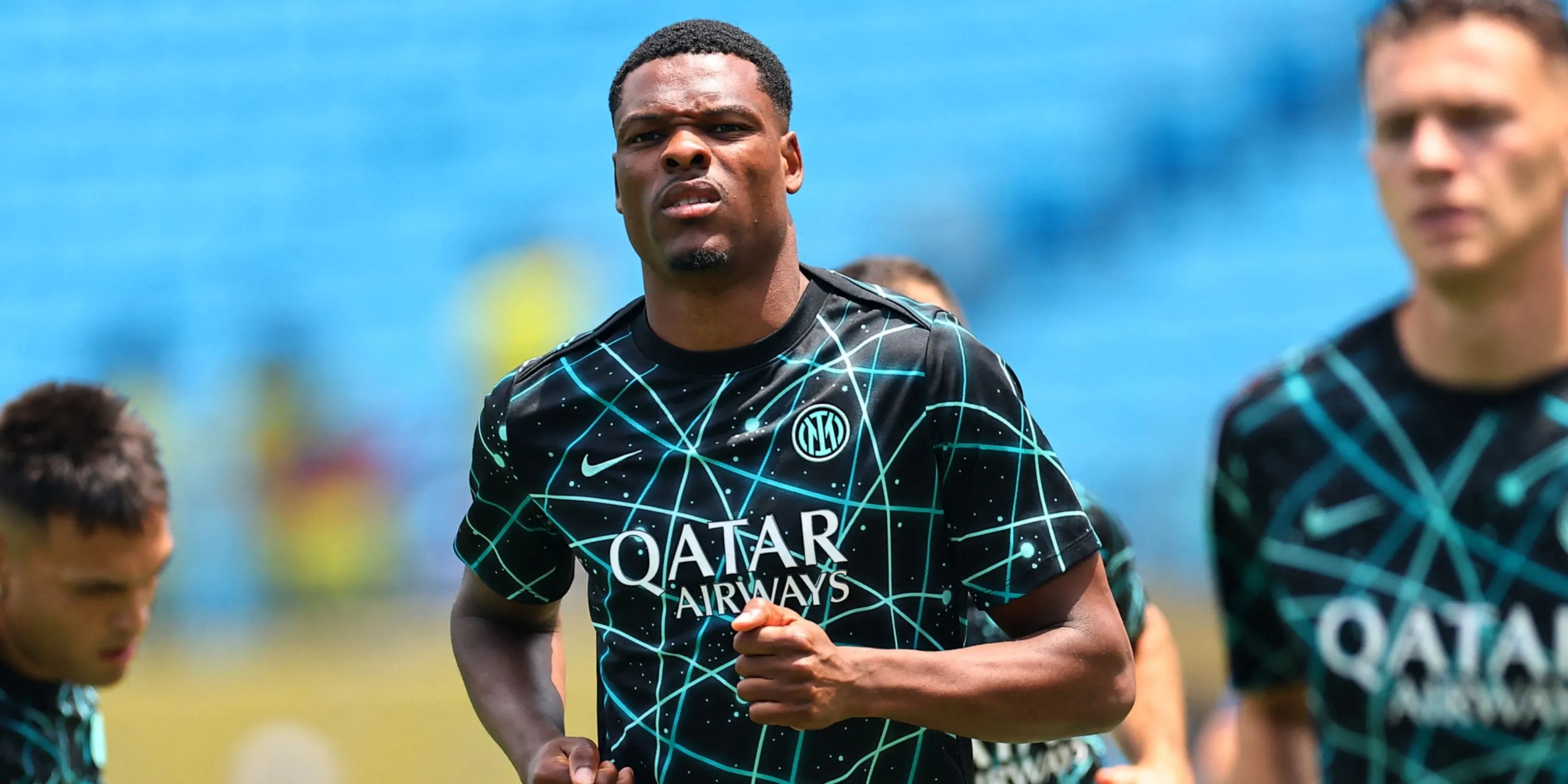 Denzel Dumfries trong màu áo Inter Milan tại FIFA Club World Cup