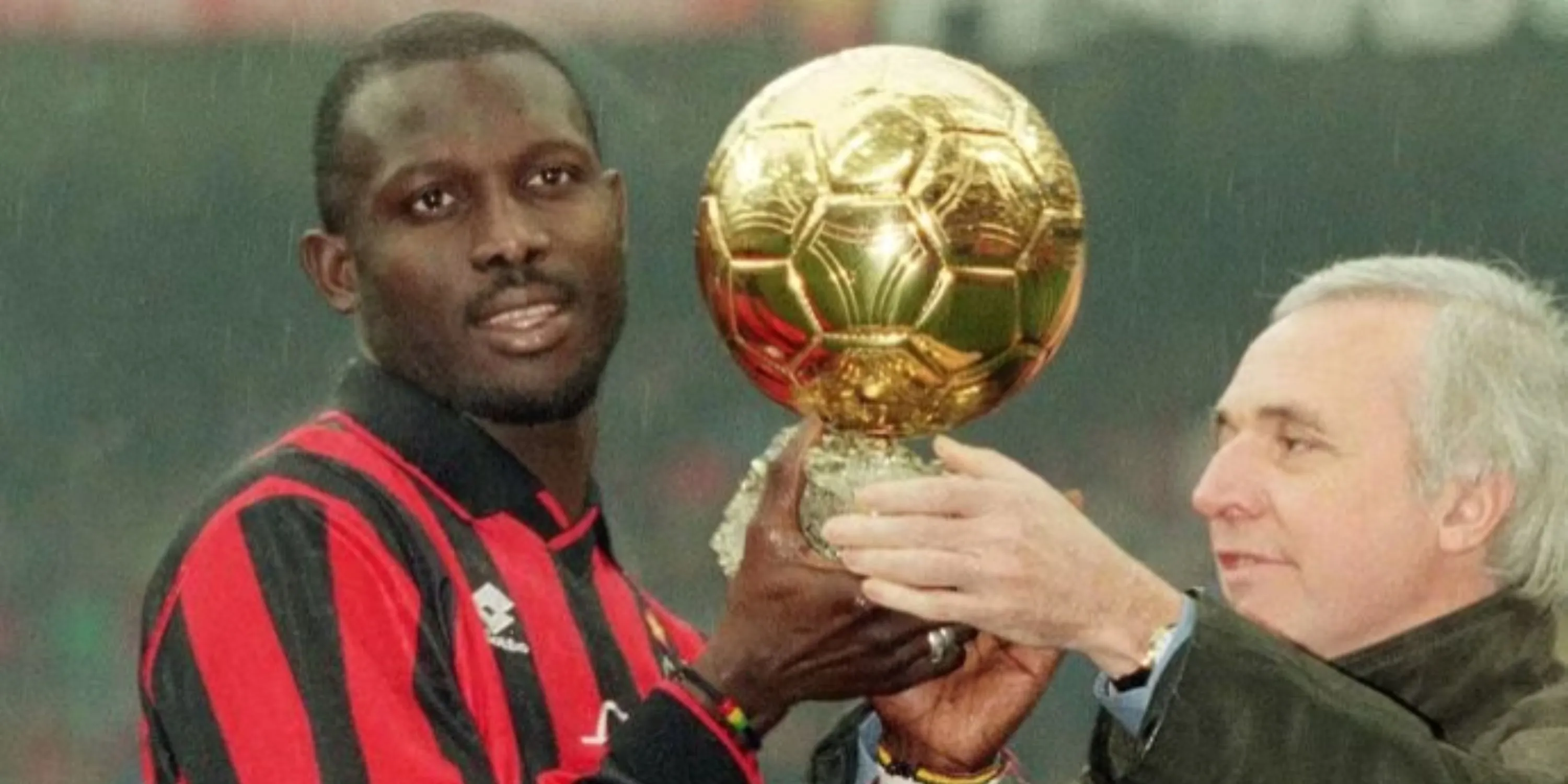 George Weah ăn mừng giải thưởng Quả bóng Vàng