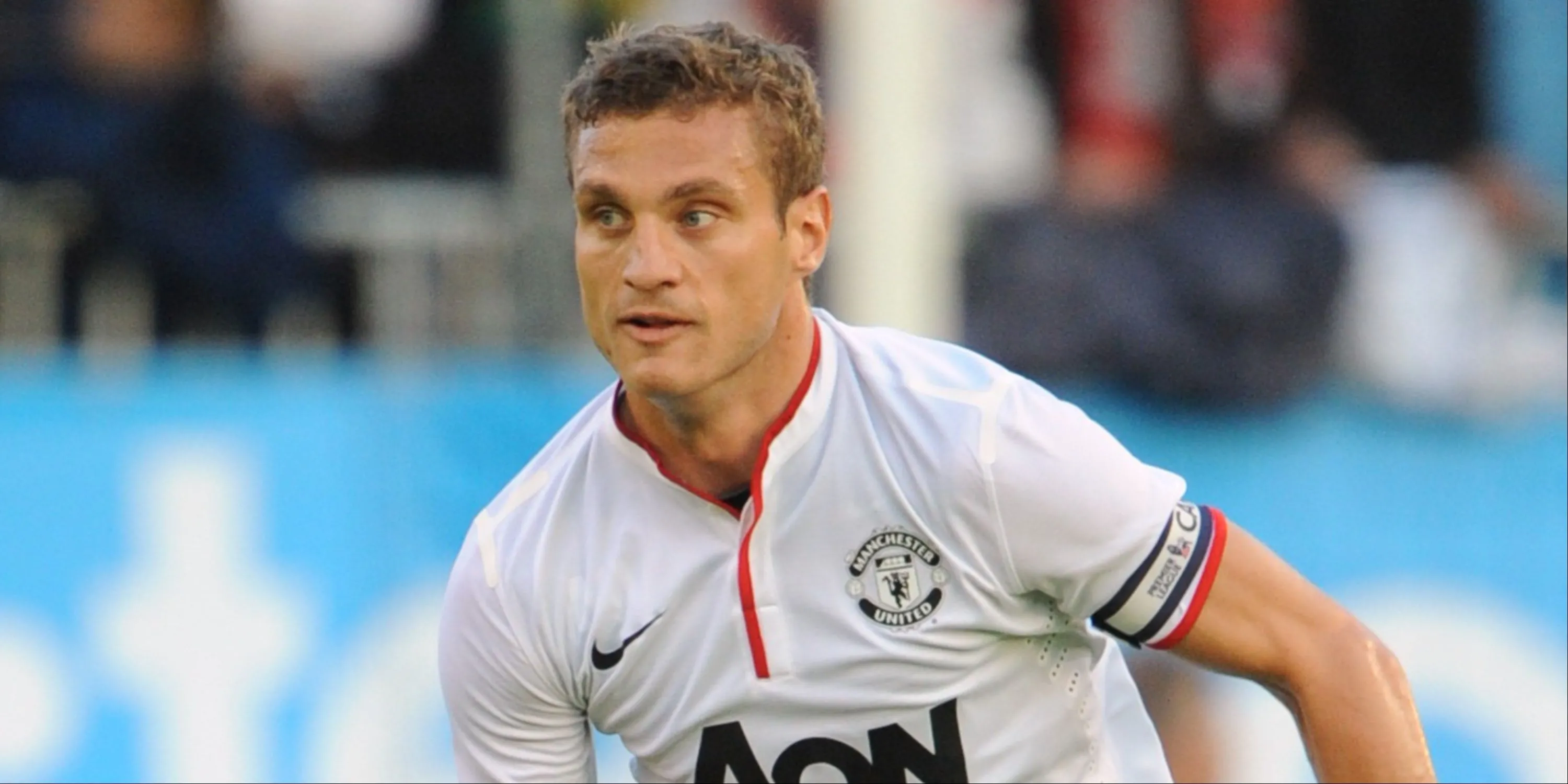 Hậu vệ Nemanja Vidic của Manchester United.