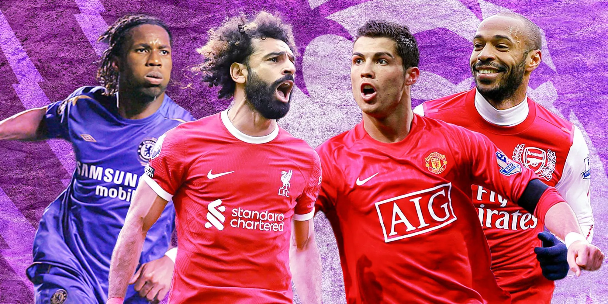 Những tiền đạo huyền thoại Premier League: Henry, Ronaldo, Salah, Drogba