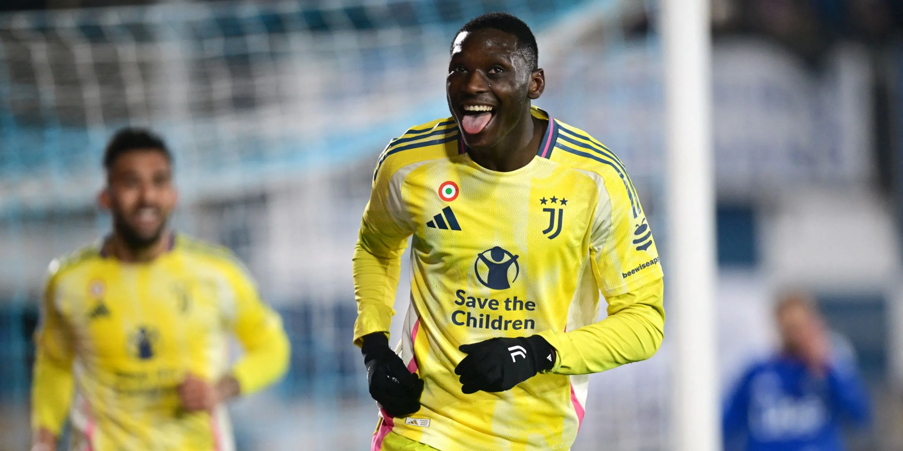Tiền đạo Randal Kolo Muani trong màu áo Juventus, mục tiêu của Tottenham