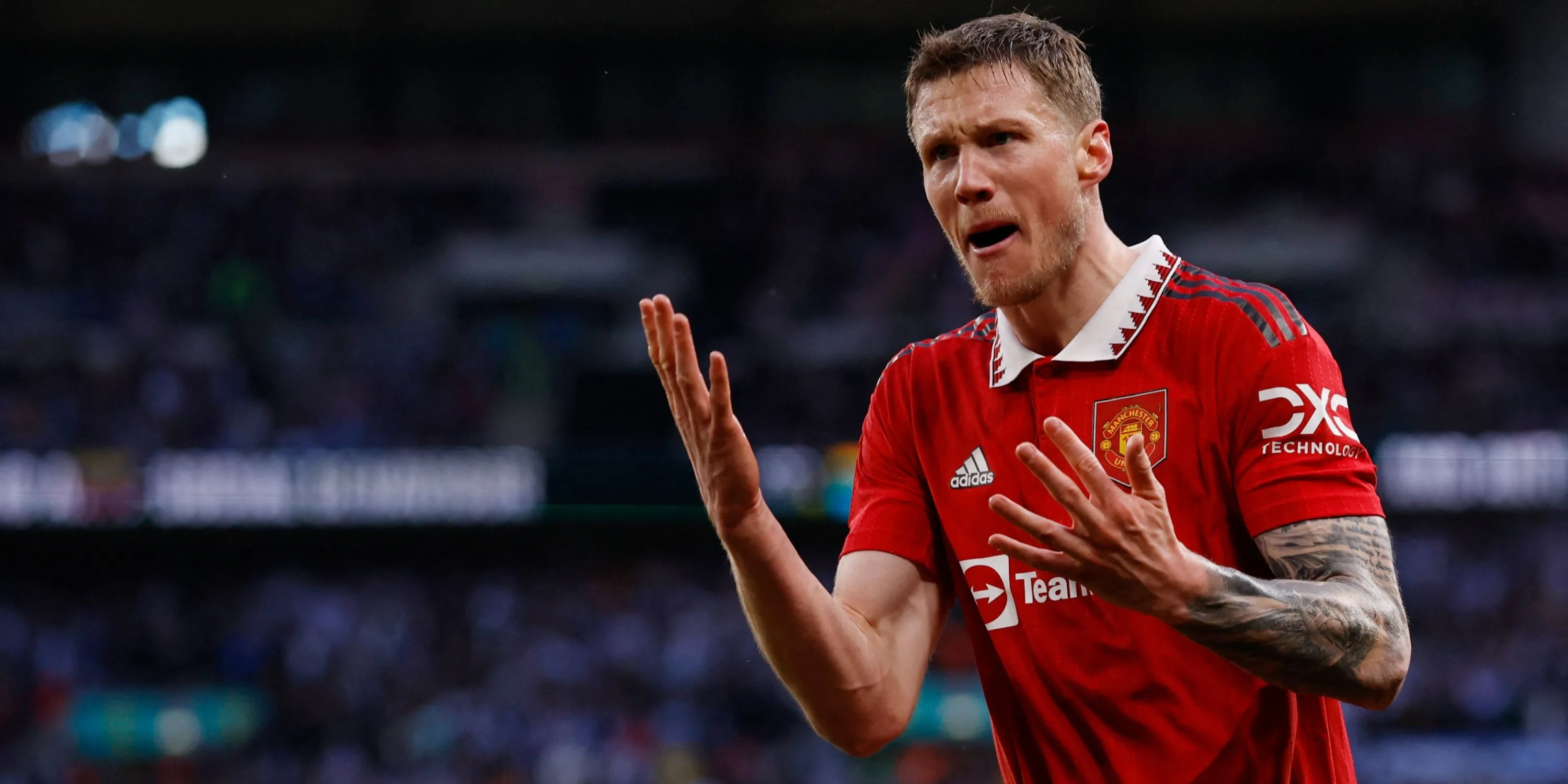 Wout Weghorst trong màu áo Manchester United