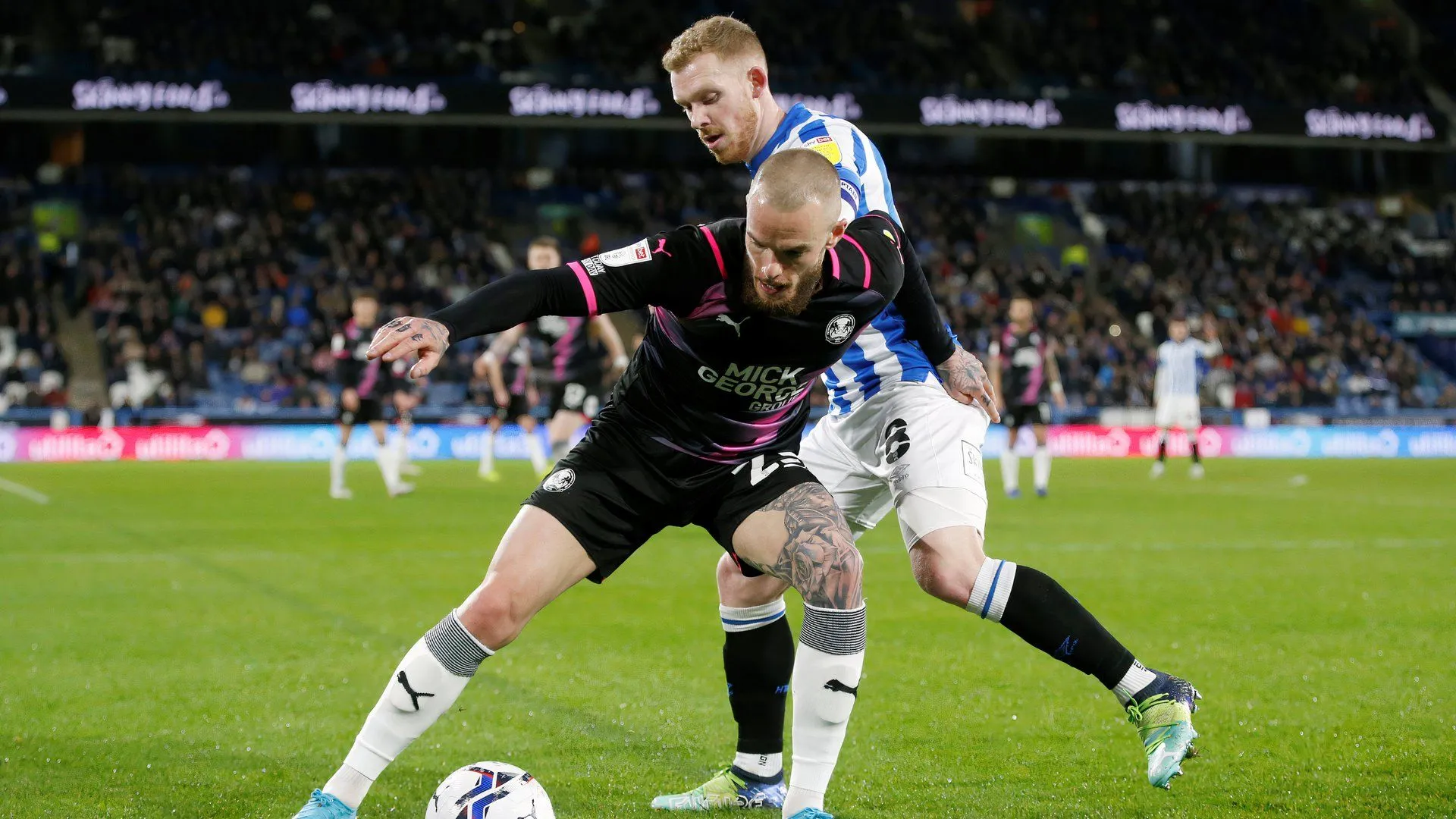 Joe Ward trong màu áo Peterborough United, cầu thủ có thể rời Derby County trong kỳ chuyển nhượng hè.