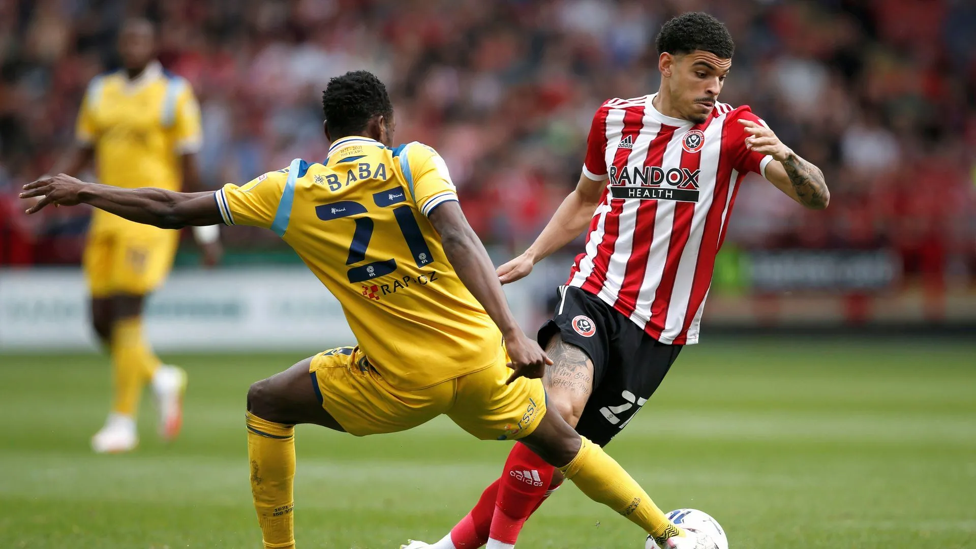 Morgan Gibbs-White trong màu áo Sheffield United