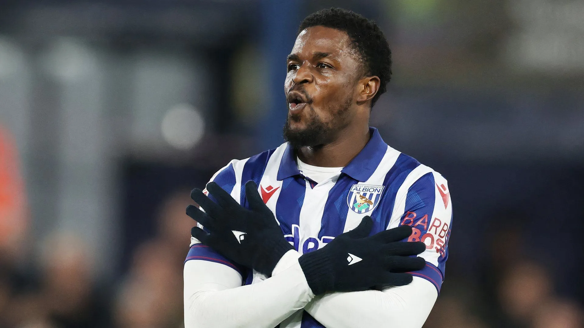 Tiền đạo Josh Maja trong màu áo West Bromwich Albion