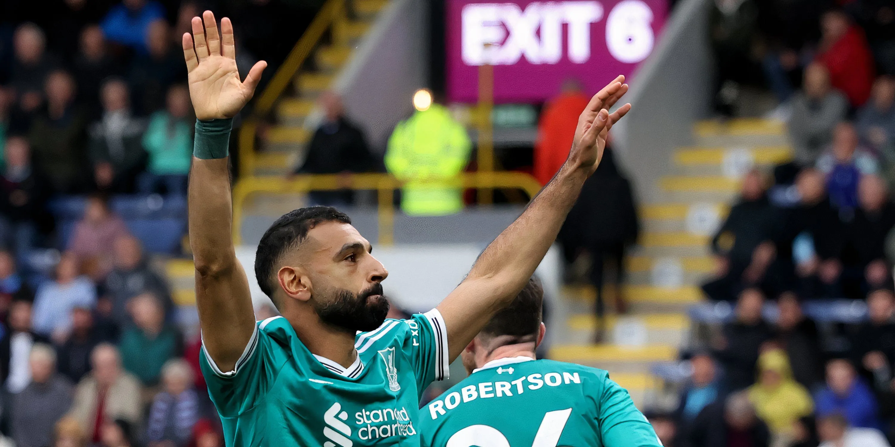 Mohamed Salah ăn mừng bàn thắng, khẳng định giá trị với Liverpool và Premier League