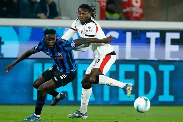Rafael Leao thi đấu mờ nhạt trong trận hòa với Atalanta